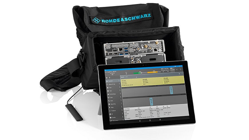 La solución 5G STS de Rohde & Schwarz agrupa instrumentos de prueba y medición para la aceptación de estaciones base gNodeB y la localización de averías